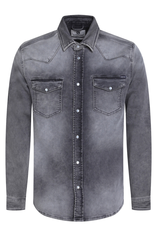 DENIM JOGG OVERHEMD 335536 202 Grey